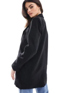 Suits & Tailoring*DESIGN New Perfect Long Line Shape Blazer In Black