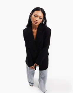 Suits & Tailoring*DESIGN New Perfect Long Line Shape Blazer In Black