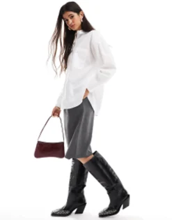 Shirts*DESIGN Oxford Shirt In White