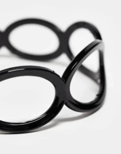 Hair Accessories*DESIGN Pack Of 2 Headband With Circle In Black And Tort Multi