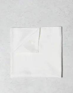 Ties*DESIGN Pocket Square In White