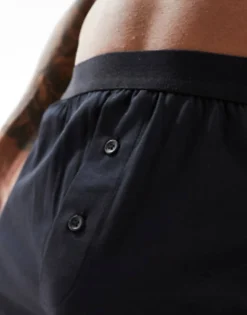 Underwear*DESIGN Single Jersey Boxer Black