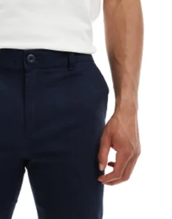 Trousers & Chinos*DESIGN Skinny Chinos In Navy