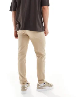 Trousers & Chinos*DESIGN Skinny Chinos In Beige