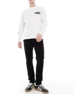 Tall*DESIGN Skinny Jeans In Black