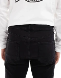 Tall*DESIGN Skinny Jeans In Black