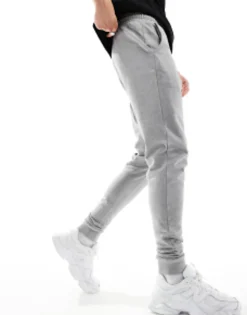 Tracksuits*DESIGN Skinny Joggers In Grey Marl