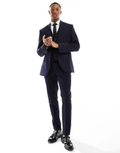 Suits & Tailoring*DESIGN Skinny Suit In Navy