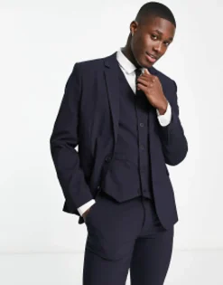 Suits & Tailoring*DESIGN Skinny Suit In Navy