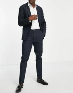 Trousers & Chinos*DESIGN Skinny Suit Jacket In Navy