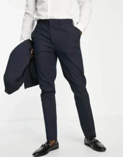 Trousers & Chinos*DESIGN Skinny Suit Jacket In Navy