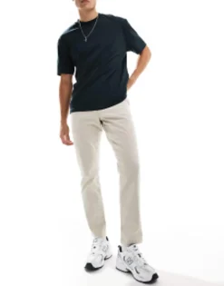 Trousers & Chinos*DESIGN Slim Chinos In Stone