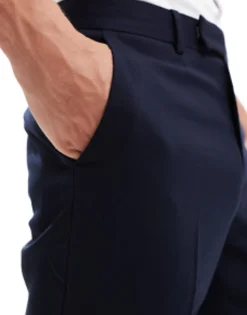 Suits & Tailoring*DESIGN Slim Smart Trouser In Navy