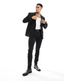 Suits & Tailoring*DESIGN Slim Suit In Black