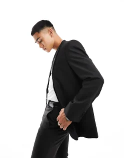 Suits & Tailoring*DESIGN Slim Suit In Black
