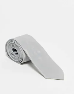 Ties*DESIGN Slim Tie In Silver
