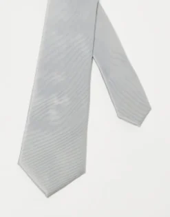 Ties*DESIGN Slim Tie In Silver