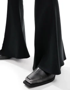 Trousers & Chinos*DESIGN Smart Extreme Flared Trousers In Black