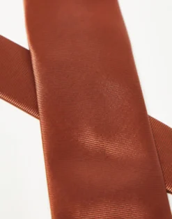 Ties*DESIGN Standard Tie And Pocket Square In Light Brown