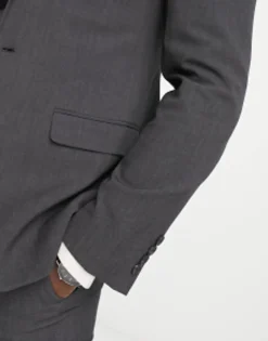 Suits & Tailoring*DESIGN Super Skinny Suit Jacket In Charcoal