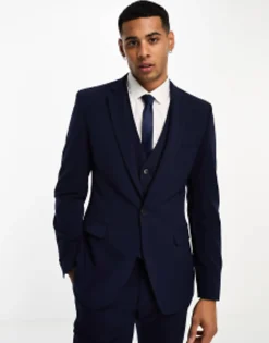 Suits & Tailoring*DESIGN Super Skinny Suit In Navy