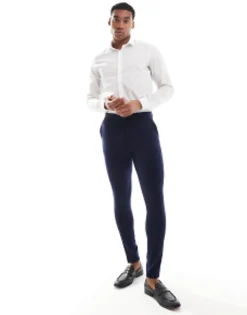 Suits & Tailoring*DESIGN Super Skinny Suit In Navy