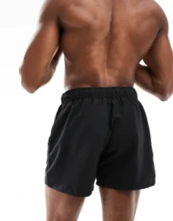 Swimwear*DESIGN Swim Shorts In Short Length In Black