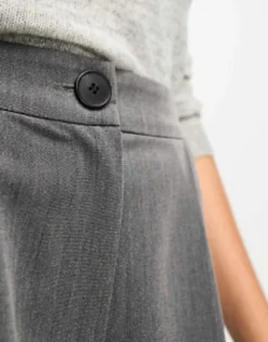 Tall*DESIGN Tall Relaxed Dad Trouser In Grey