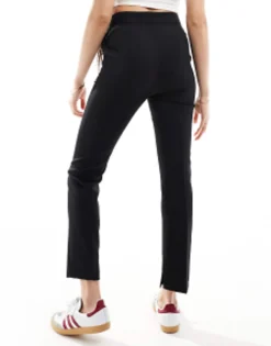 Tall*DESIGN Tall Slim Skim Cigarette Trouser In Black