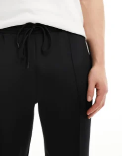 Tracksuits*DESIGN Tapered Scuba Joggers In Black