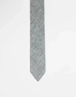 Ties*DESIGN Textured Tie In Charcoal