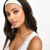 Hair Accessories*DESIGN Thin Jersey Headband In Light Grey Marl