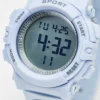 Watches*DESIGN Unisex Silicone Digital Watch In Baby Blue