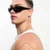 Sunglasses*DESIGN Visor Sunglasses In Black