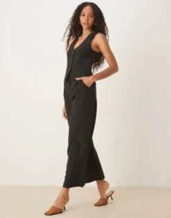Suits & Tailoring*DESIGN Waistcoat In Black