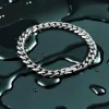 Gifts*DESIGN Waterproof Stainless Steel Chain Bracelet In Tone Silver