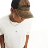 Caps & Hats*DESIGN Waxed Trucker Cap In Washed Brown