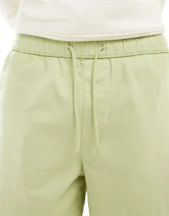 Swimwear*DESIGN Wide Shorts In Regular Length In Sage Green