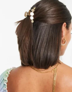 Hair Accessories*DesignB London Disc Hair Claw Gold