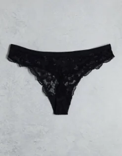 Multipacks*Dorina Myla 3 Pack Lace Thong In White, Black And Beige Multi