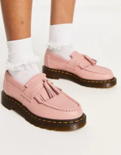 Loafers*Dr Martens Adrian Tassel Loafers In Peach Beige Neutral