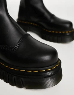 Chelsea Boots*Dr Martens Audrick Tall Chelsea In Nappa Leather Black