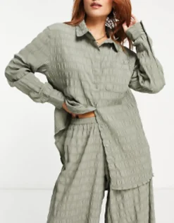 Swimwear & Beachwear*Esmée Esmee Exclusive Textured Co-Ord In Aloe