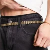 Gifts*FADED FUTURE Belly Chain Belt In Gold