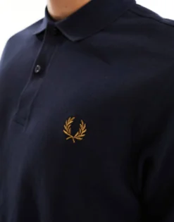 Polo Shirts*Fred Perry Plain Polo Shirt In Navy