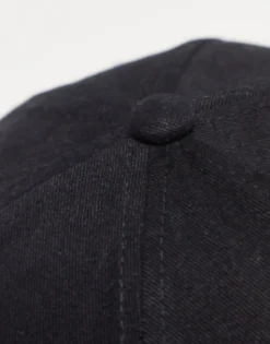 Caps*GUESS Originals Triangle Logo Cap In Black Jet Black A996