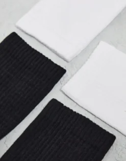 Socks & Tights*HIIT Crew Socks 2 Pack In Multi Black / White