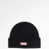 Beanies*Hunter Beanie With Tab Logo In Black