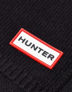 Scarves*Hunter Logo Scarf In Black