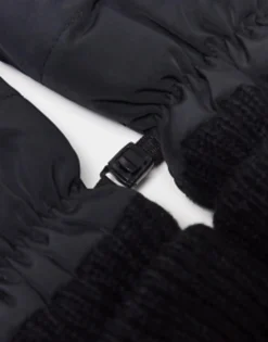 Gloves*Hunter Quilted Logo Mitten Gloves In Black